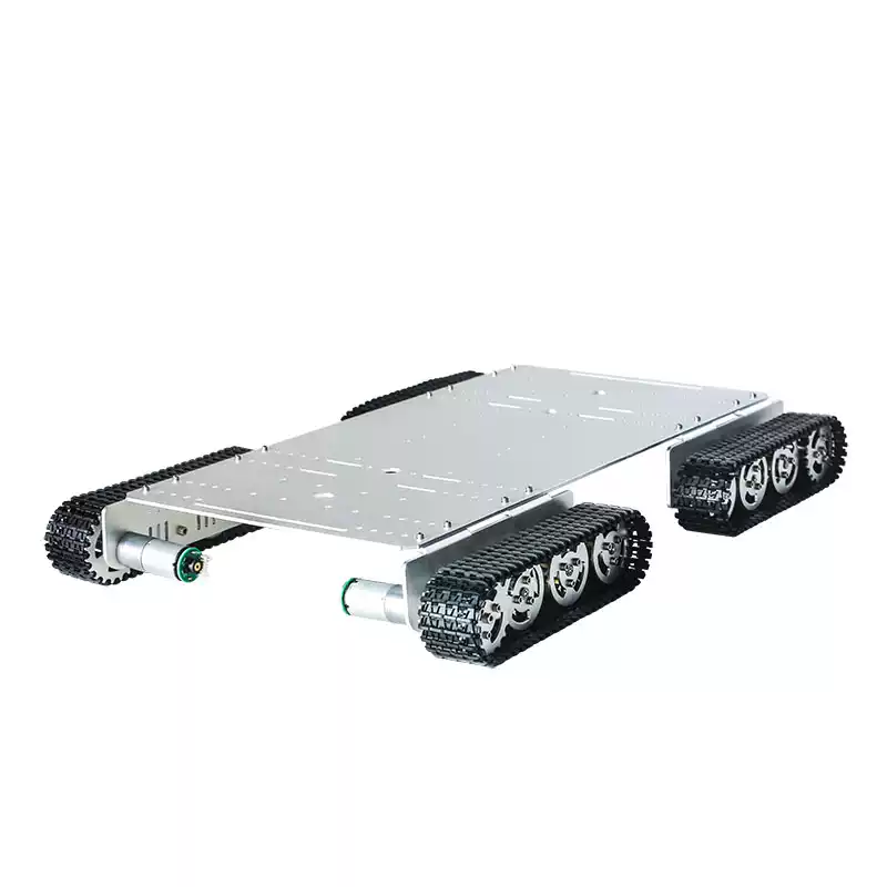 Chassis ya Roboti ya Tangi ya Kuendesha Mzigo Mzito Inayofuatiliwa