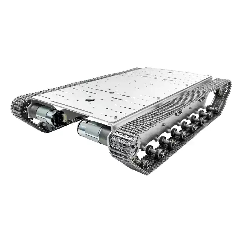 Mzigo Mzito Uliofuatiliwa Chassis ROS Open Source Robot