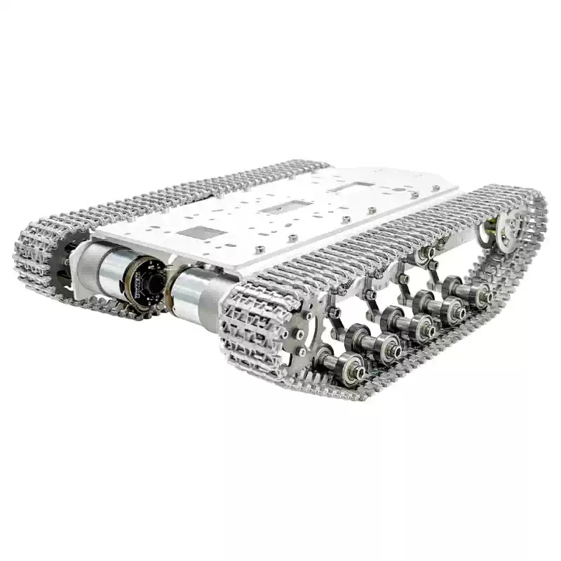 Chassis ya Roboti Inayofuatiliwa ya Metal Shock
