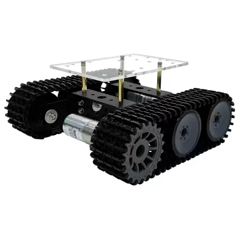 Smart Electric Kufuatiliwa Chassis DIY Robot Chassis