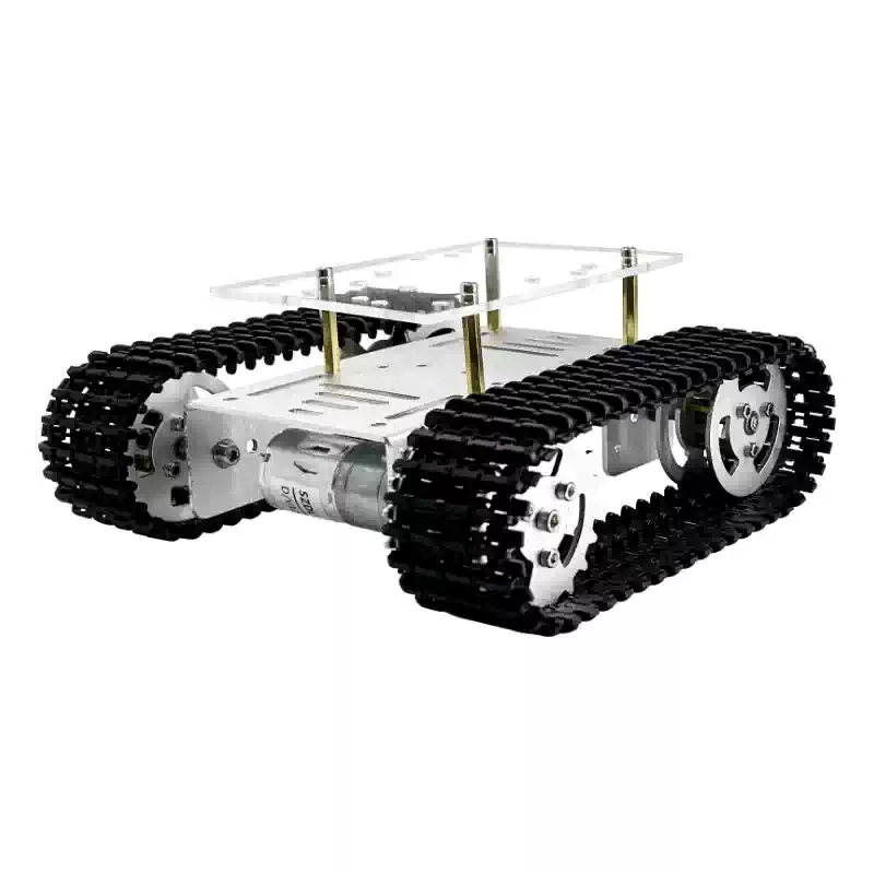 Kufuatiliwa Robot Chassis Open Source DIY Tank Platform